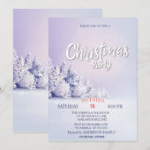 Pine Tree-kerstfeest Kaart (Voorkant / Achterkant)