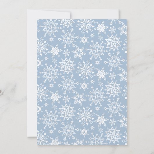 Pine Tree-kerstfeestdag Kaart (Achterkant)