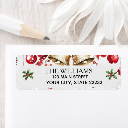 Pine Tree kerstvakantie Etiket (Insitu)