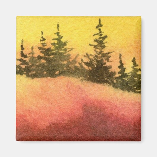 Pine Tree Magnet Magneet (Voorkant)