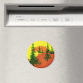 Pine Tree Magnet Magneet (Insitu (Vaatwasser))