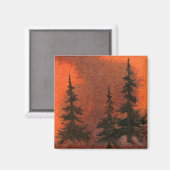 Pine Tree Magnet Magneet (Voorkant / Achterkant)