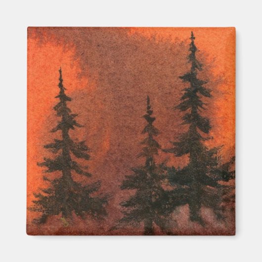Pine Tree Magnet Magneet (Voorkant)