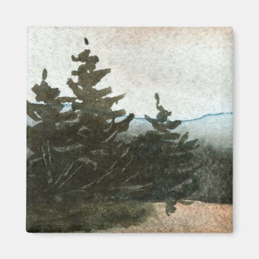 Pine Tree Magnet Magneet (Voorkant)
