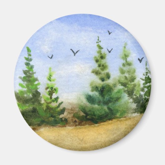 Pine Tree Magnet Magneet (Voorkant)