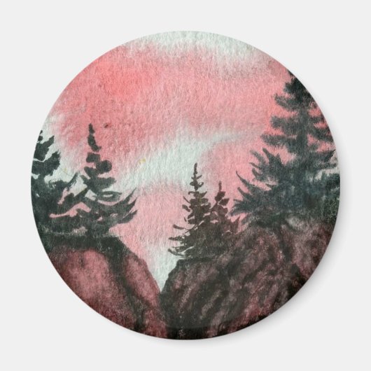 Pine Tree Magnet Magneet (Voorkant)