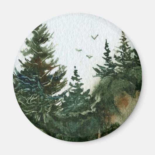 Pine Tree Magnet Magneet (Voorkant)