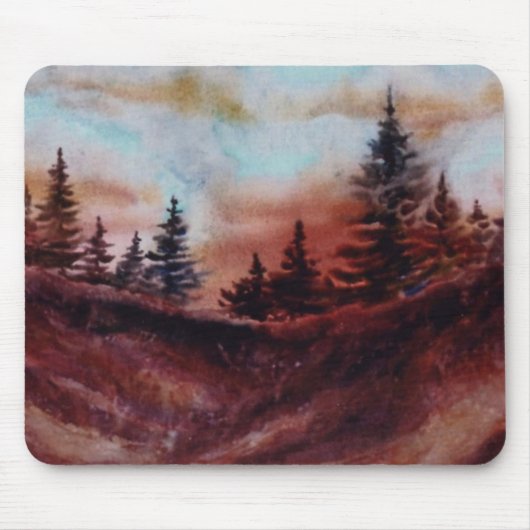 Pine Tree Mousepad Muismat (Voorkant)