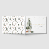 Pine Tree Noël Mariage livre d'hôtes (Complet)