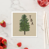 Pine Tree Papier servetten (Insitu)