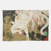 Pine Tree & Phoenix (Love Heart Phoenix), Jakuchu Theedoek (Horizontaal)