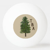 Pine Tree Ping Pong Ball (Achterkant)