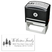 Pine Tree retouradres Zelfinktstempel Zelfinktende Stempel (In situ)