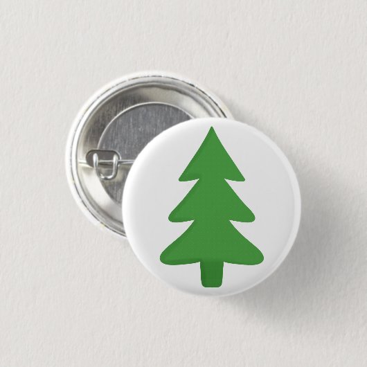 Pine Tree Ronde Button 3,2 Cm (Voorkant /achterkant)
