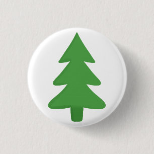 Pine Tree Ronde Button 3,2 Cm