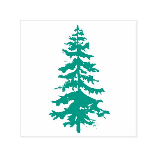 Pine Tree Rustic Weddenschap Zelfinktende Stempel (Design)
