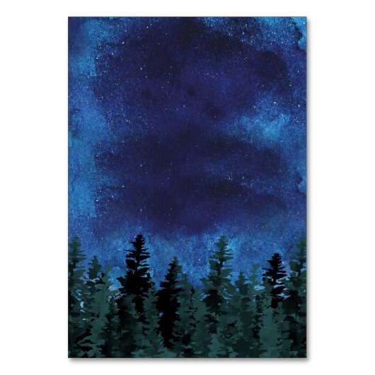 Pine Tree Rustique Mariage Cartes de boîtier (Dos)