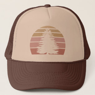 Pine Tree Silhouette Trucker Pet
