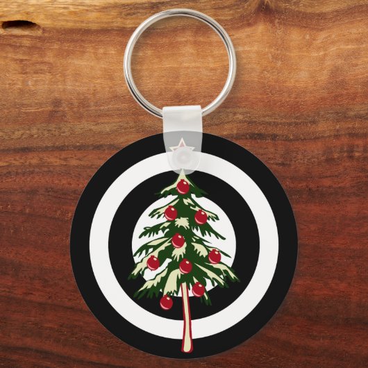 Pine Tree Sleutelhanger (Achterkant)