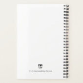 Pine Tree Spiral Soft Cover Planner 5,5 x 8,5 (Dos)
