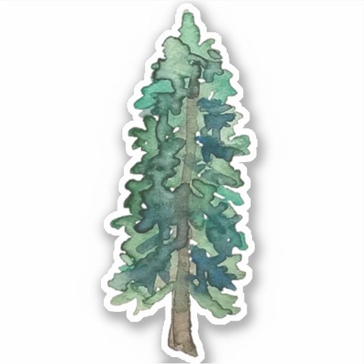 Pine Tree Sticker (Voorkant)