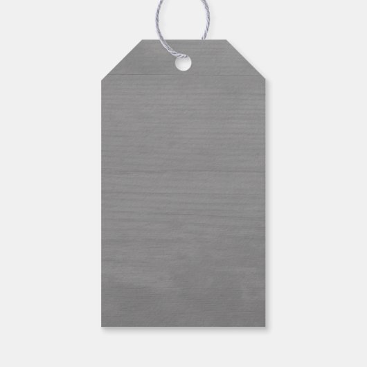 Pine Tree Tag Cadeaulabel (Achterkant)