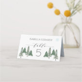 Pine tree Woodland Winter Forest (Achterkant)