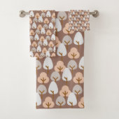 Pine Trees Botanique Motif Rustique Automne Automn (En situation)