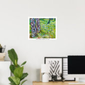 Pine Trees en Dandelions in de Garden Van Gogh Poster (Thuiskantoor)