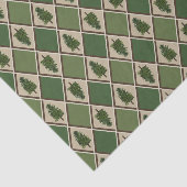 Pine Trees en Harlequin Tissue Paper Tissuepapier (Detail)