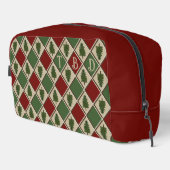 Pine Trees en Harlequin Toilettas Toilettasje (Rechterhoek)