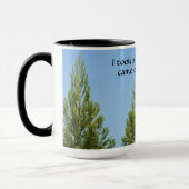 Pine Trees en Sky Thoreau Quote Walk in Bossen Mok (Links)