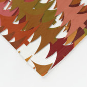 Pine Trees Fleece Deken (Hoek)