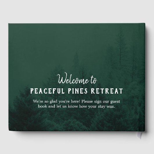 Pine Trees Green Guest House Vakantiehuis Gastenboek (Achterkant)