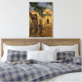 Pine Trees in Saint-Paul door Vincent van Gogh Canvas Afdruk (Insitu (Slaapkamer))