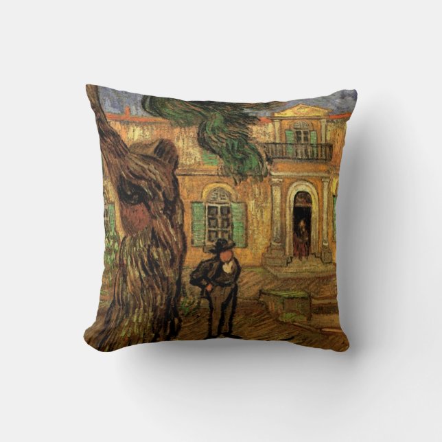 Pine Trees in Saint-Paul door Vincent van Gogh Kussen (Voorkant)