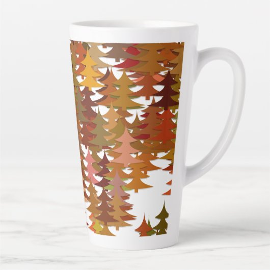 Pine Trees Latte Mok (Rechts)