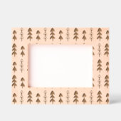 Pine Trees Motif Cadre photo en bois (Recto)