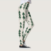 Pine Trees Pattern Women's Fashion Leggings (Droite)