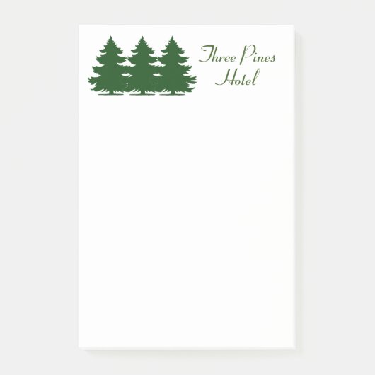 Pine Trees Post-it® Notes (Voorkant)