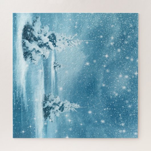 Pine Trees & Puzzle de neige (Horizontal)