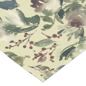 Pine Trees Snow Holly Table Runner Korte Tafelloper (Hoek)