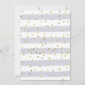 Pine Trees Snowflakes 1e verjaardag Kaart (Achterkant)