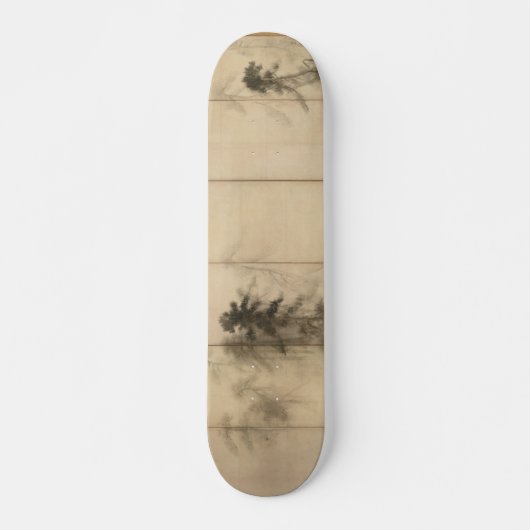 Pine Trees van Hasegawa Tohaku 16e eeuw Skateboard (Voorkant)