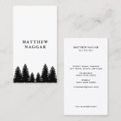 Pine Trees Visitekaartje (Voorkant / Achterkant)