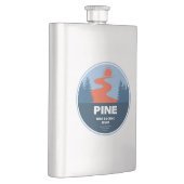 Pine Wild en Schilderachtig rivier Flacon (Rechts)