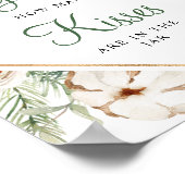 Pine Winter Hoeveel Kusjes Pot Bruiloftsshowerschi Poster (Hoek)