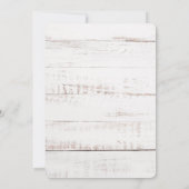 Pine Wreated White Distress Wood kerstparty (Achterkant)