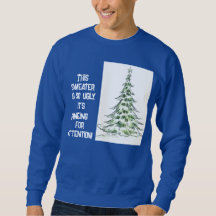 Pine-y aandacht voor lelijk kerstsweatshirt