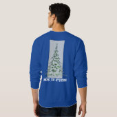 Pine-y pour l'attention Sweatshirt de Noël moche (Dos entier)